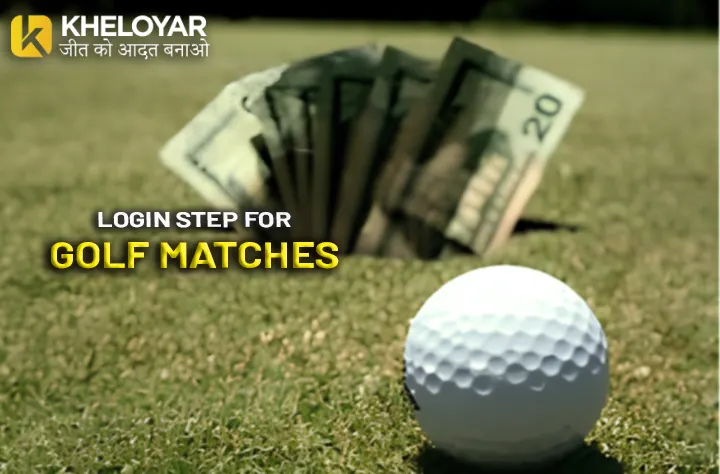 How to log in & bet on live golf matches